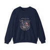 American Flag graphic sweatshirt with unisex fit – bold red white and blue