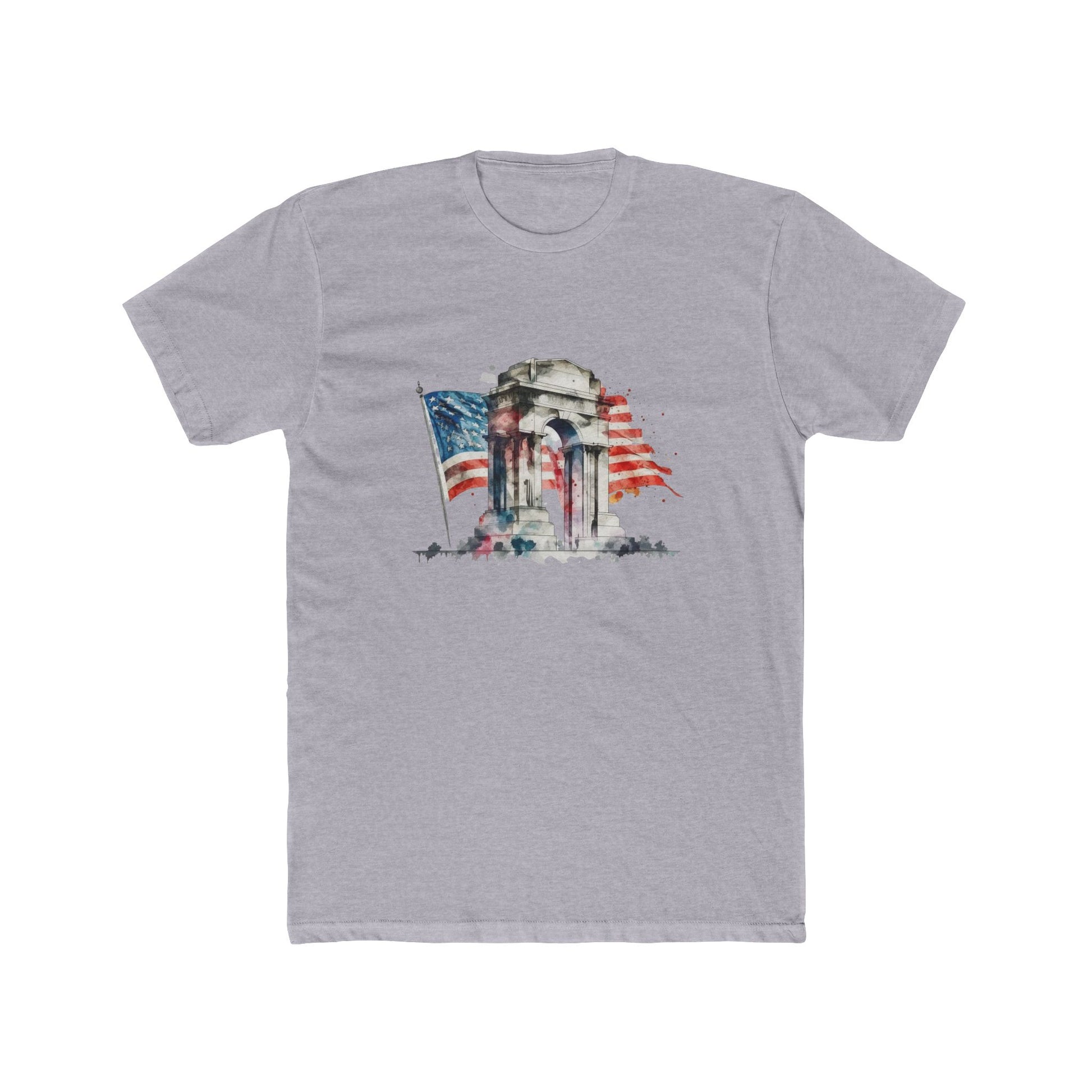 American Flag graphic tee – soft cotton top for 4th of July celebrations