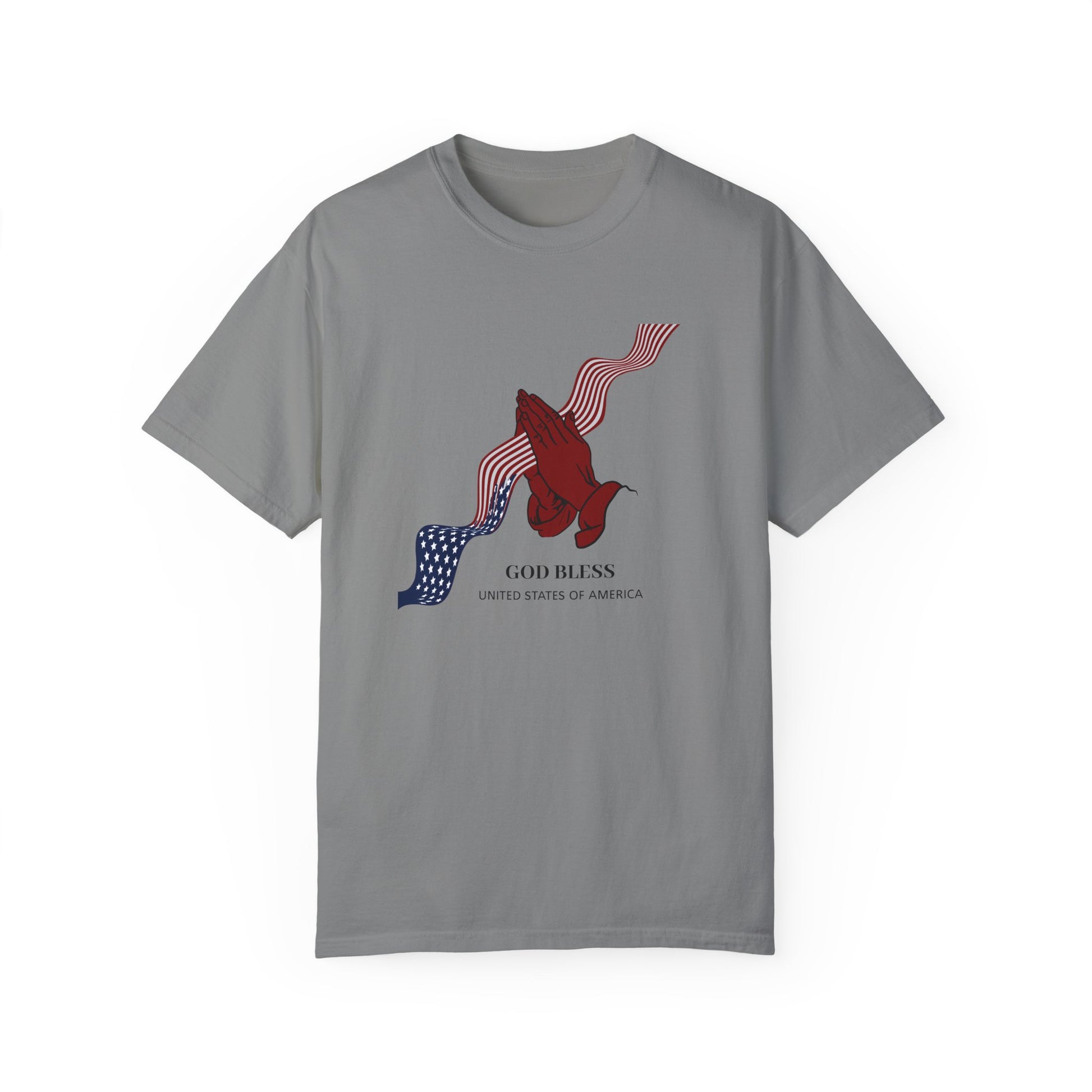 American Flag graphic tee for Veterans Day – soft cotton comfort