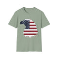 American flag shirt with casual USA style and comfort fit
