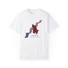 American Flag tee with God Bless America graphic – front view