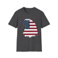 American flag unisex shirt with soft cotton – great patriotic top