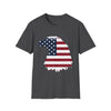 American flag unisex shirt with soft cotton – great patriotic top