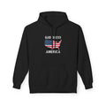 American MAP hoodie – patriotic fleece for Memorial Day or 4th of July
