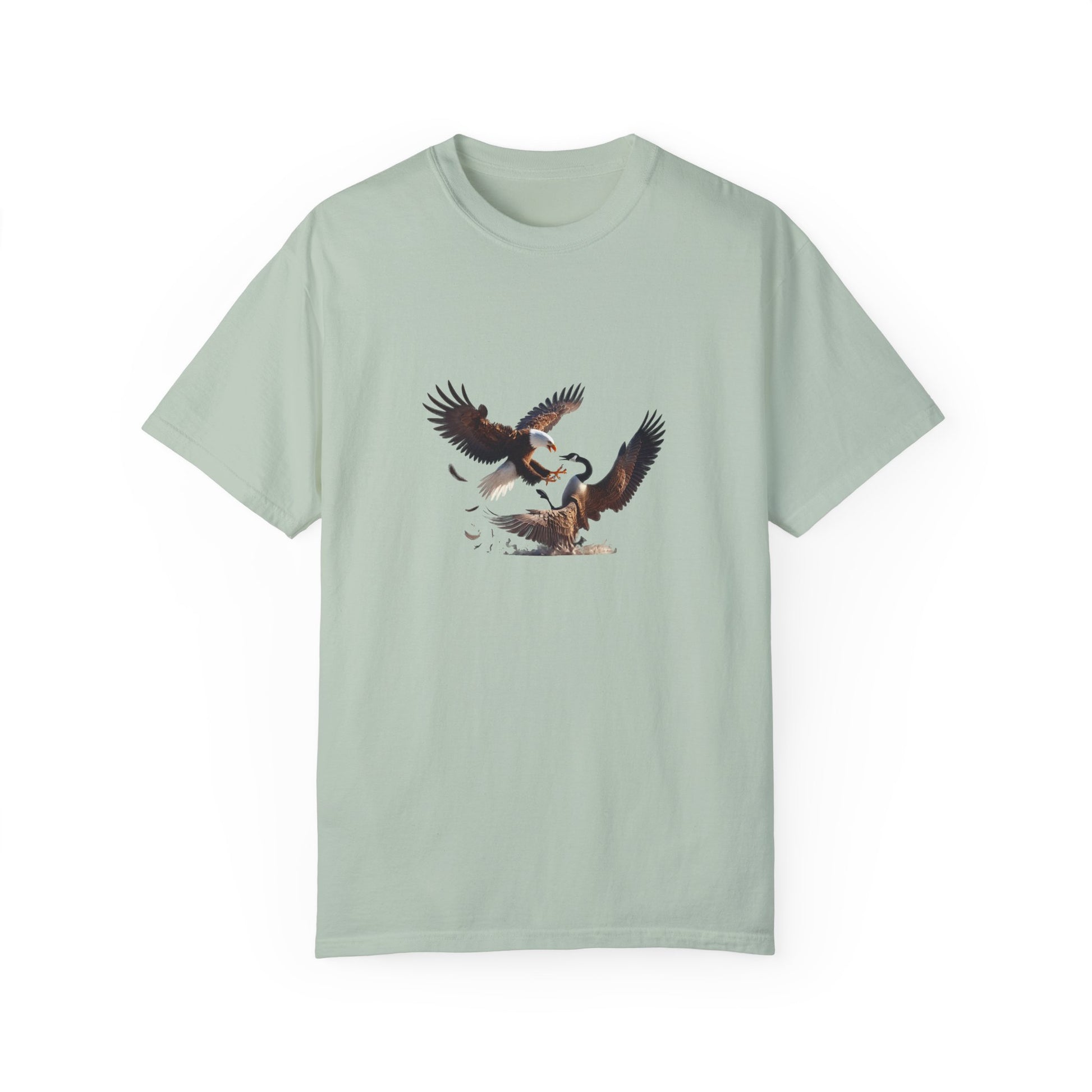 American VS Canada shirt – vintage battle design featuring national birds