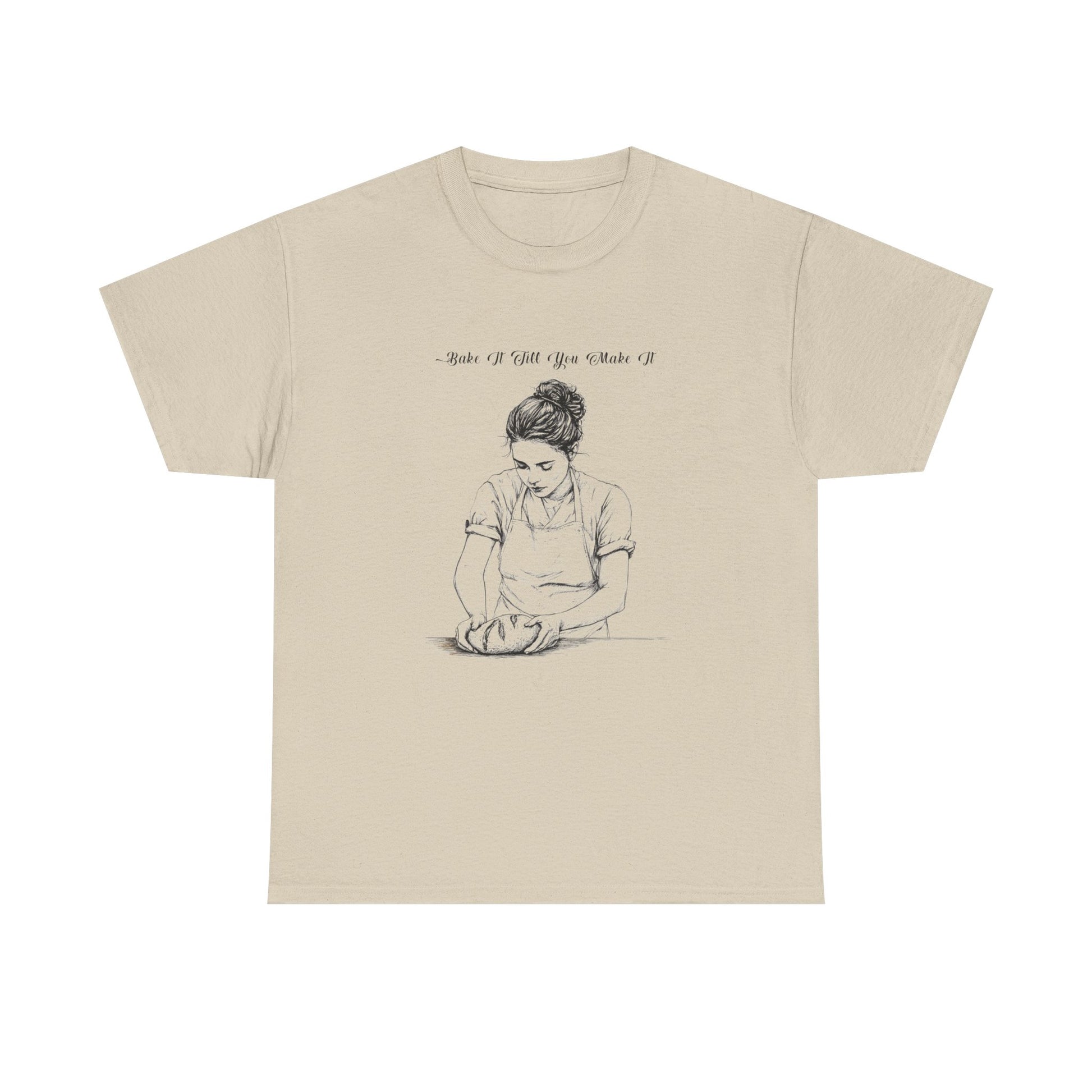 Baking shirt with cute culinary humor – ideal for home bakers