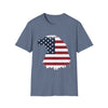 Bold American Flag Tee Shirt – versatile outfit idea for summer events