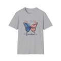 Butterfly Freedom tee shirt – soft and stylish patriotic wear