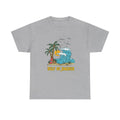 Coastal travel shirt with Gulf of America design and ocean-inspired vibe