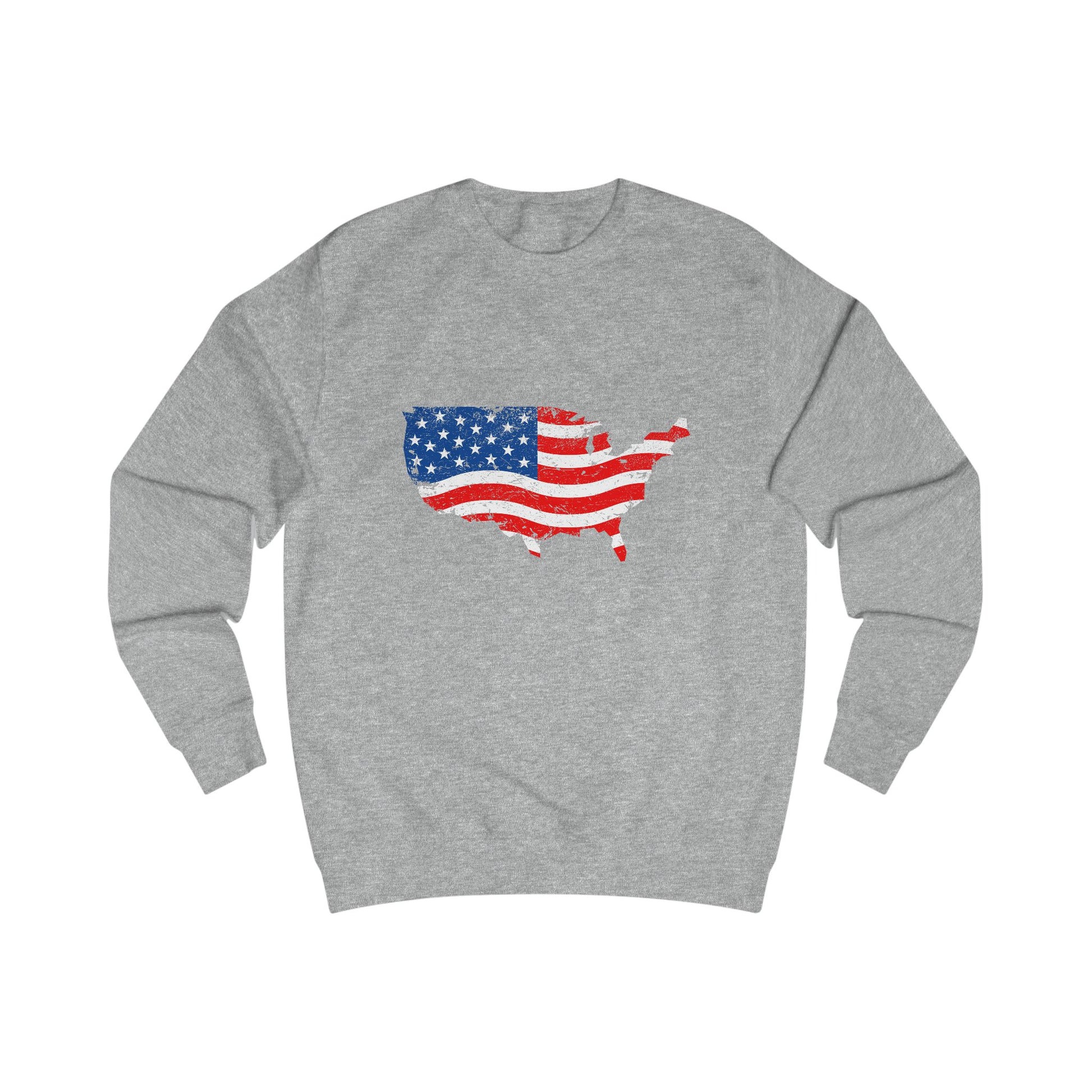 American Eagle graphic sweatshirt – layered patriotic look
