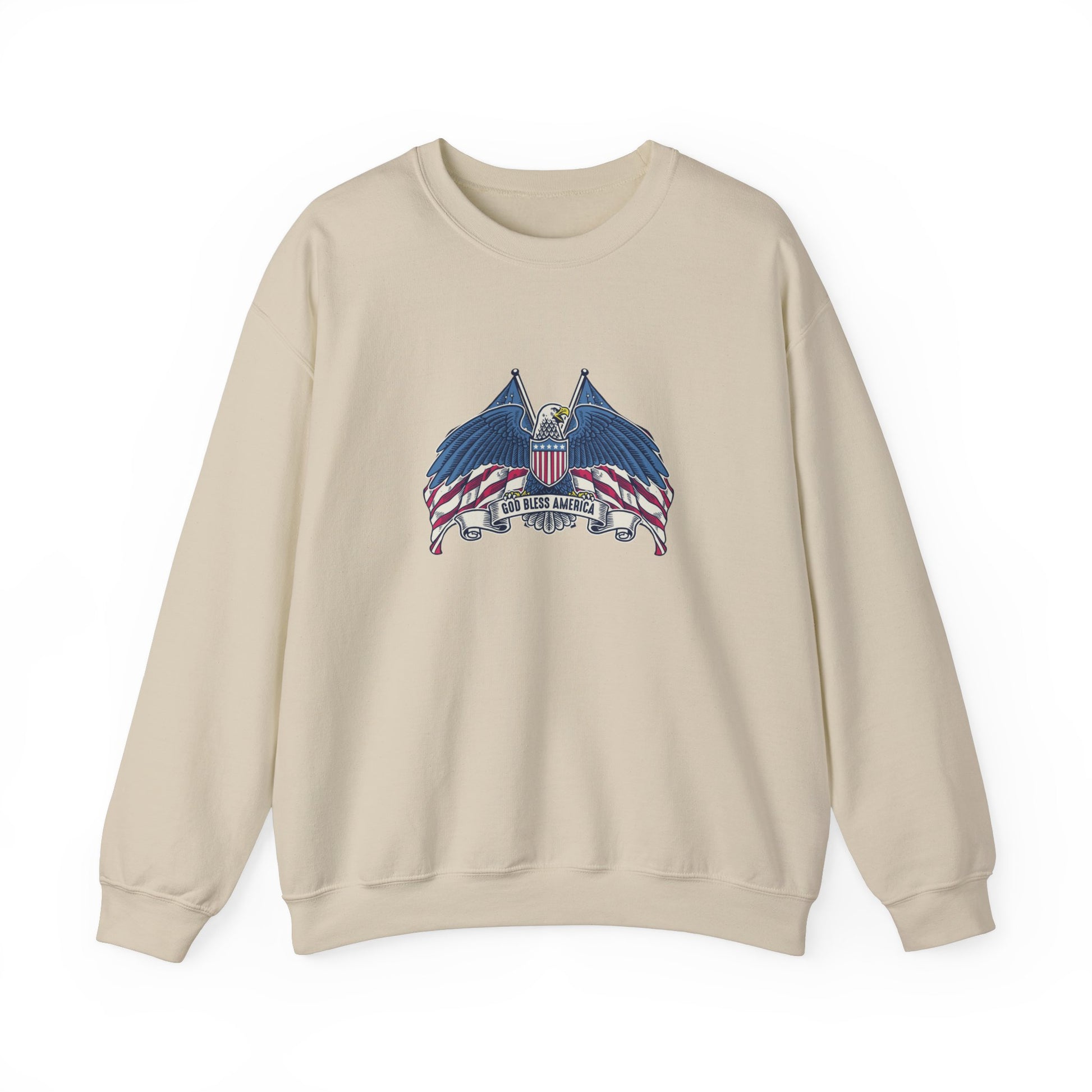 God Bless America graphic sweatshirt – unisex fit for men and women
