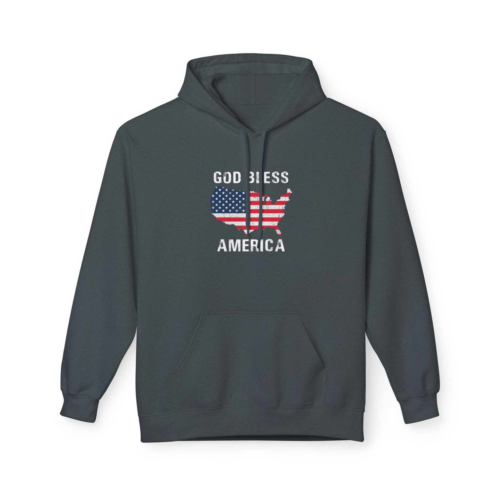 God Bless America hoodies shirt with soft fleece and patriotic vibe