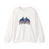 God Bless America sweatshirt with patriotic eagle graphic – front view