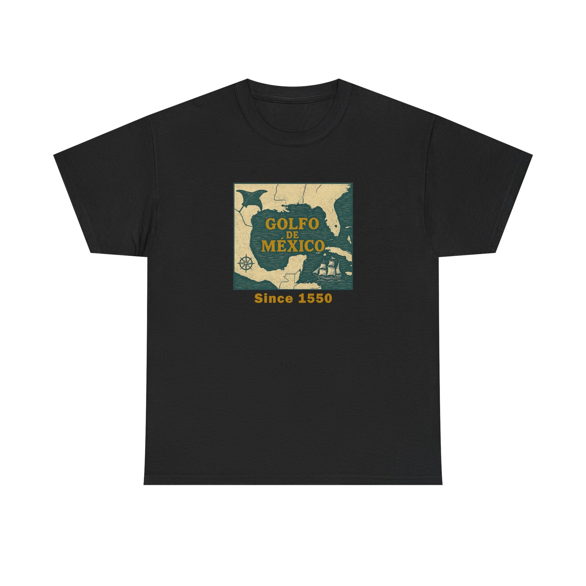 Unisex Gulf of Mexico shirt with coastal living design – great for travel