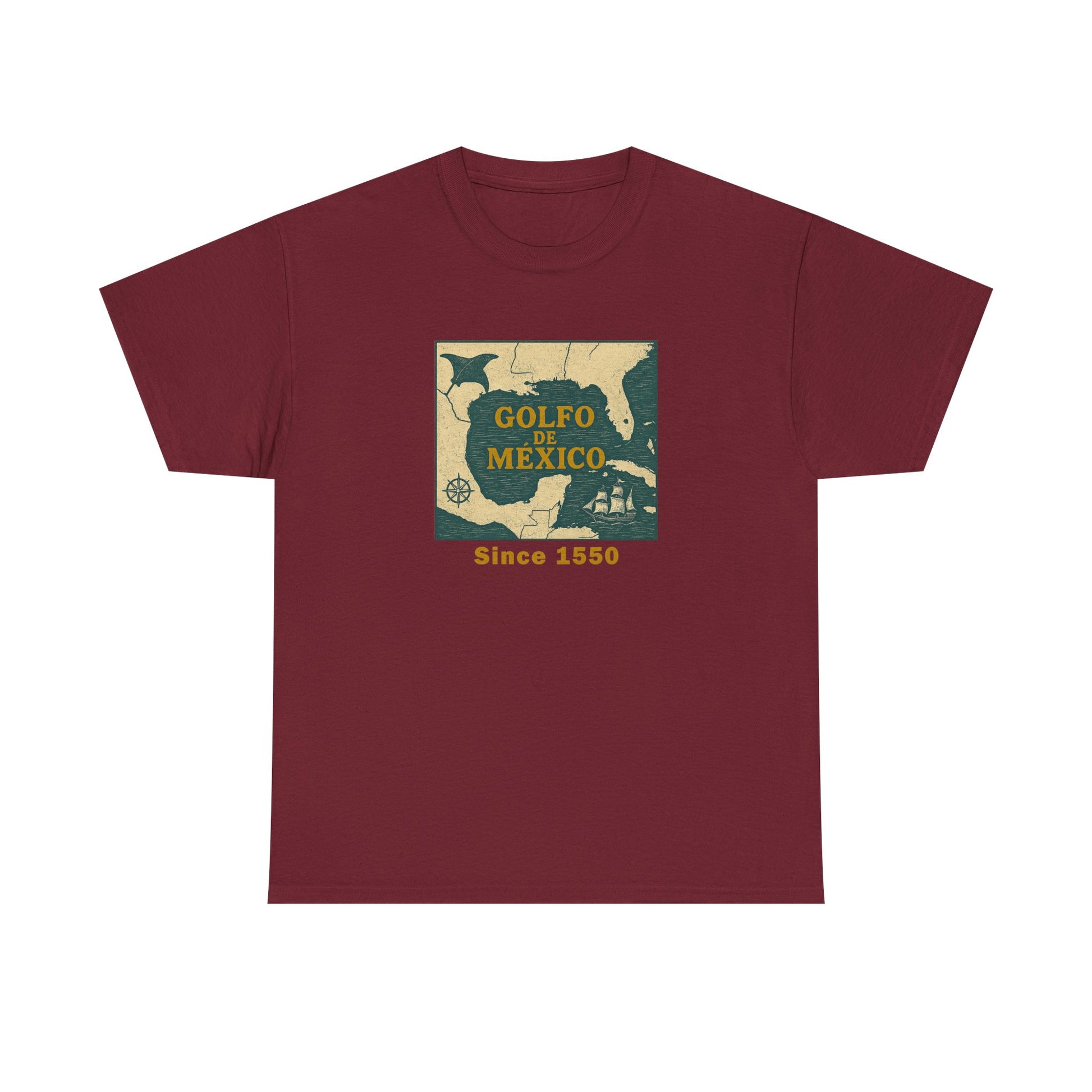 Gulf of Mexico tshirt with retro beach vibe