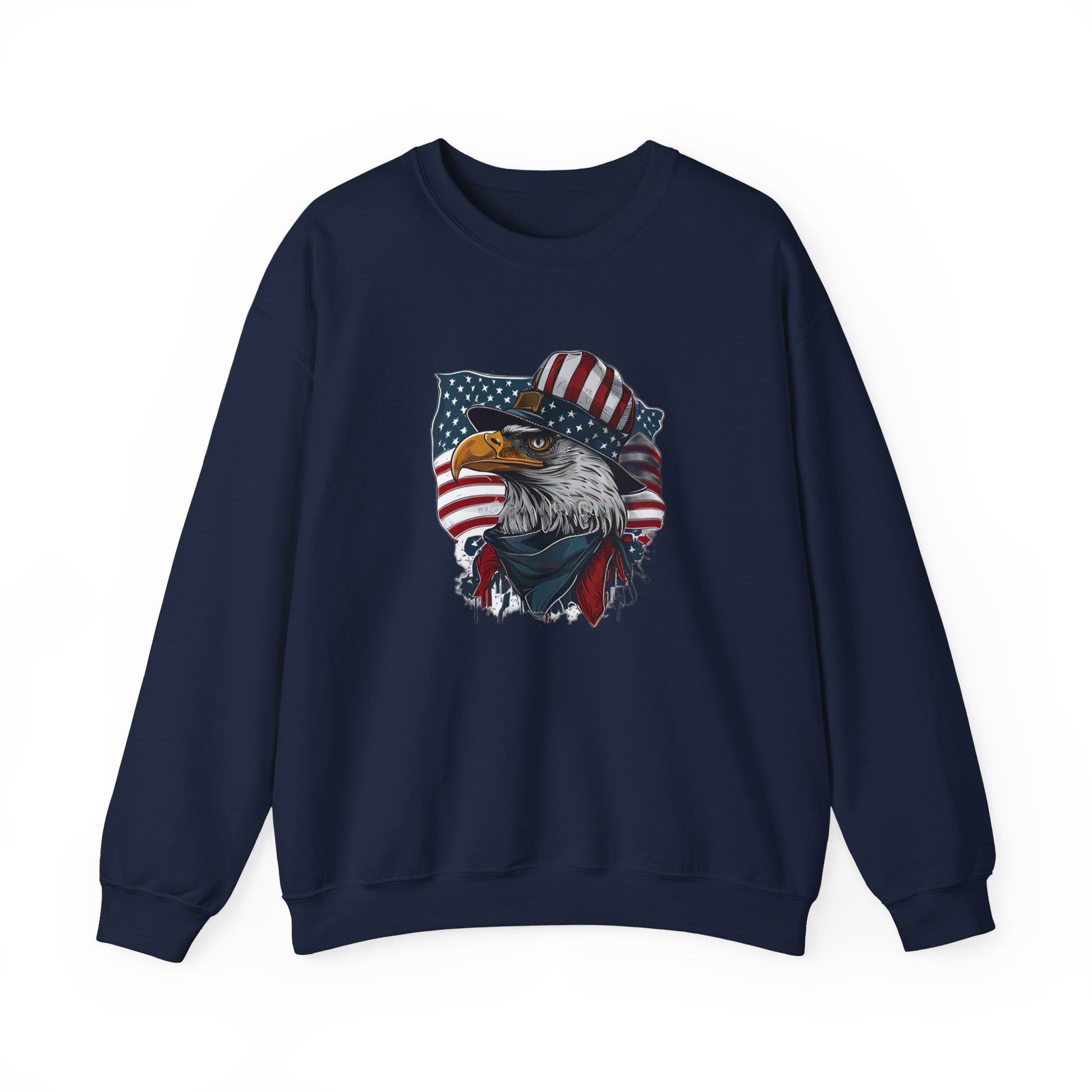 Patriotic eagle sweatshirt – comfy gift idea for USA lovers