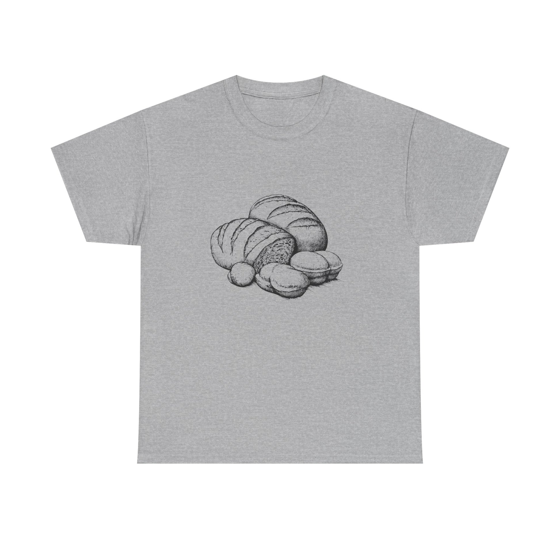 Retro baking shirt with bread illustration – kitchen-inspired cozy aesthetic