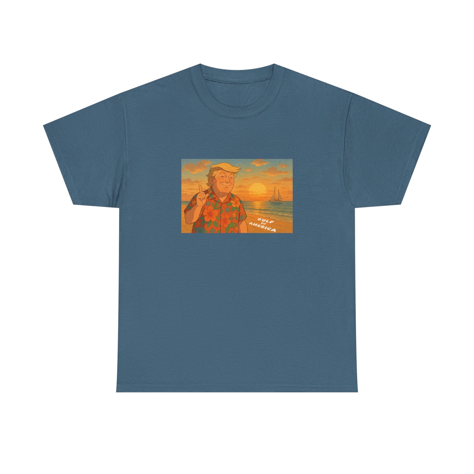 Retro sunset vibe tee with Gulf Coast style – perfect for sunny outings
