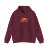 Sunset car hoodie for road trips – perfect for men and women