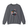 Unisex American Flag sweatshirt – relaxed fit for holidays and events