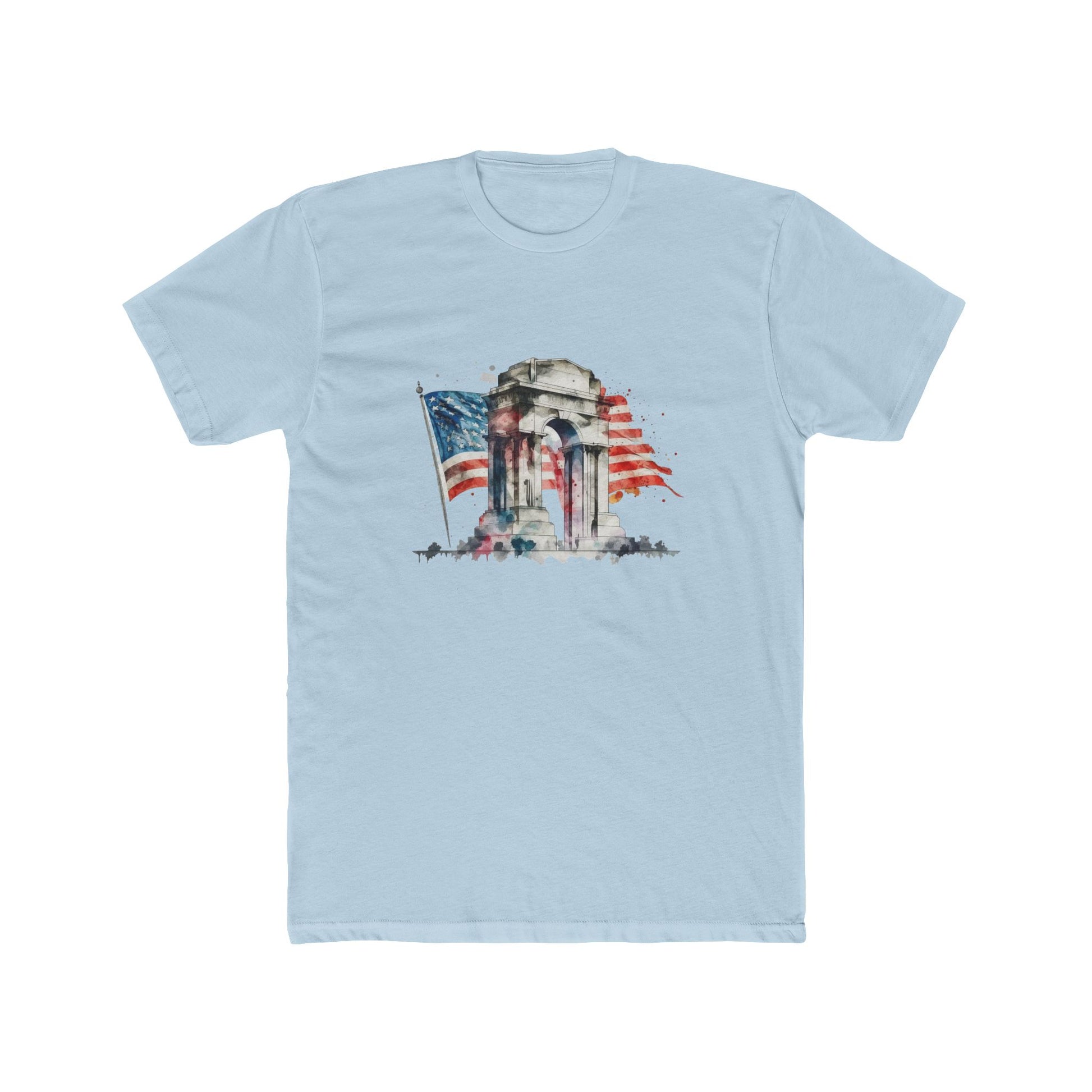 Unisex American Flag tee shirt – lightweight summer fashion