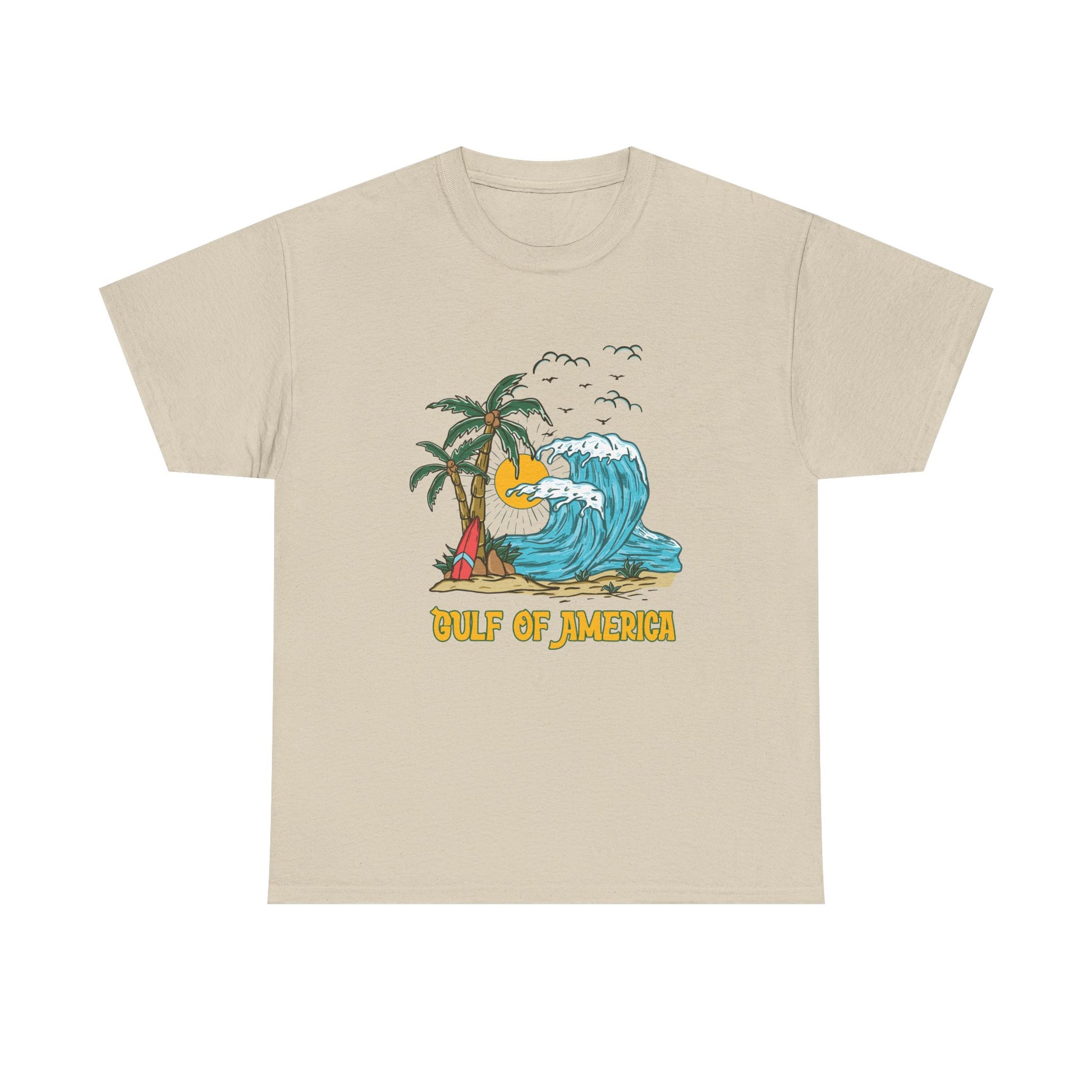 Unisex Gulf of America shirt with classic beach casual fit
