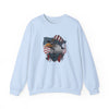 Veterans Day sweatshirt with bold patriotic eagle graphic