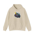 Vintage car hoodie featuring classic automobile design for retro enthusiasts